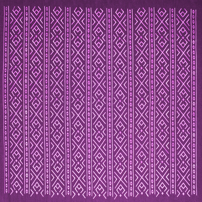 Square Abstract Pink Contemporary Rug, con1121pnk