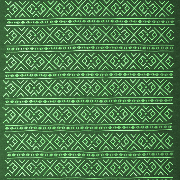 Machine Washable Abstract Emerald Green Contemporary Area Rugs, wshcon1121emgrn
