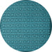 Round Machine Washable Abstract Light Blue Contemporary Rug, wshcon1121lblu