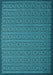 Abstract Light Blue Contemporary Rug, con1121lblu