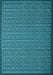 Machine Washable Abstract Light Blue Contemporary Rug, wshcon1121lblu