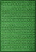 Serging Thickness of Machine Washable Abstract Green Contemporary Area Rugs, wshcon1121grn