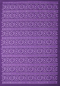 Abstract Purple Contemporary Rug, con1121pur