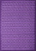 Abstract Purple Contemporary Rug, con1121pur