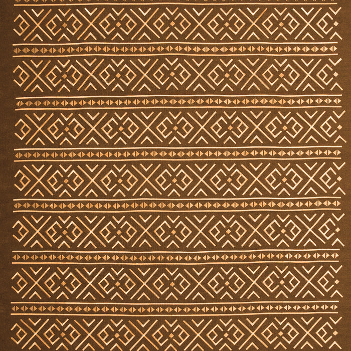 Serging Thickness of Machine Washable Abstract Orange Contemporary Area Rugs, wshcon1121org