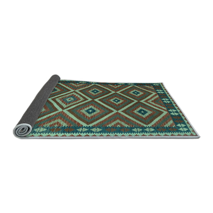 Sideview of Oriental Light Blue Traditional Rug, con1122lblu