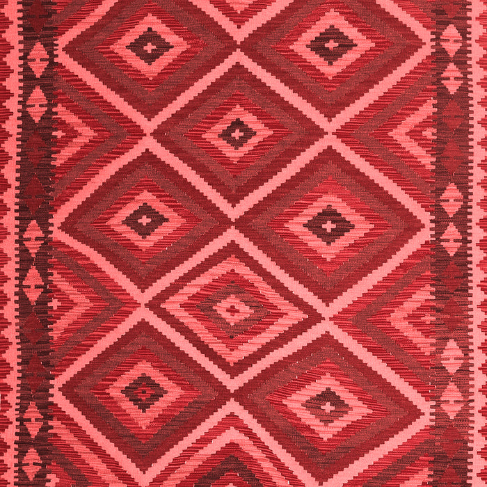 Machine Washable Oriental Red Traditional Rug, wshcon1122red