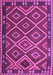 Machine Washable Oriental Purple Traditional Area Rugs, wshcon1122pur