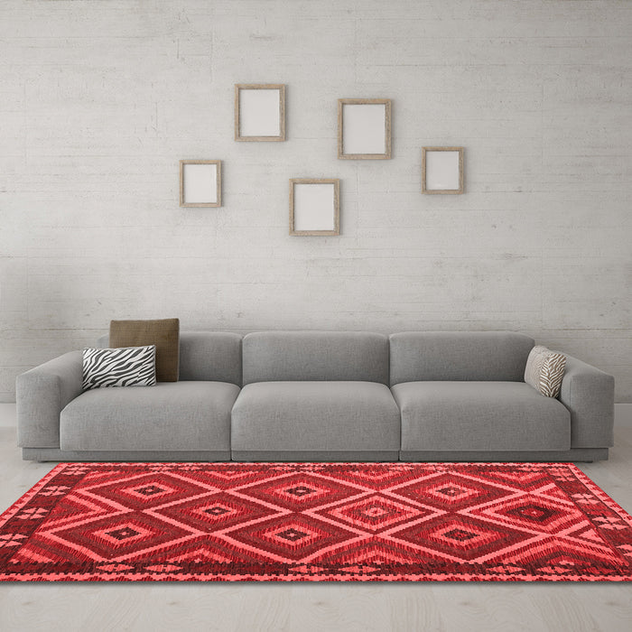 Traditional Red Washable Rugs