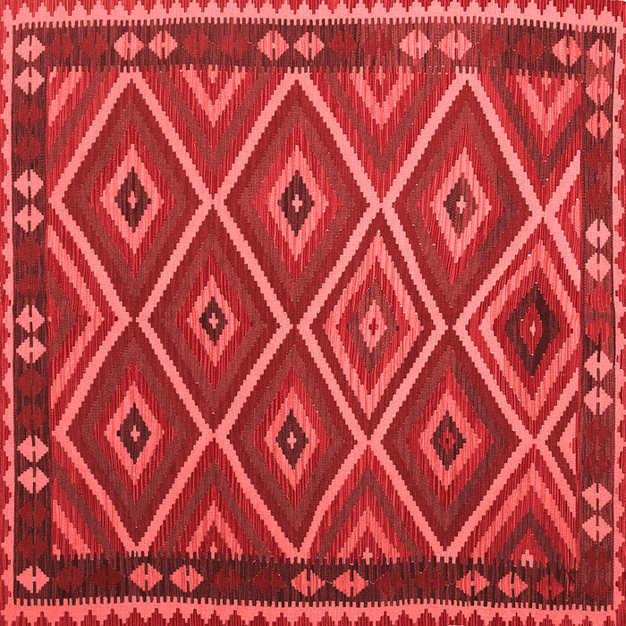 Machine Washable Oriental Red Traditional Rug, wshcon1122red