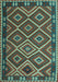 Machine Washable Oriental Light Blue Traditional Rug, wshcon1122lblu