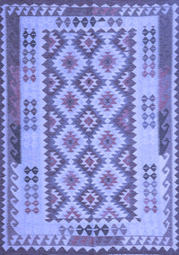 Southwestern Blue Country Rug, con1123blu