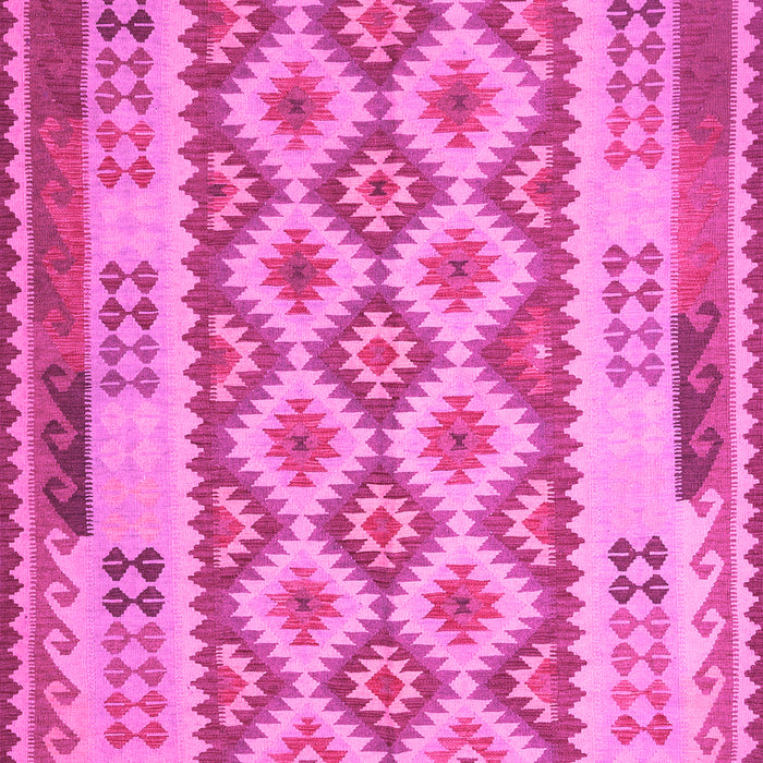 Machine Washable Southwestern Pink Country Rug, wshcon1123pnk
