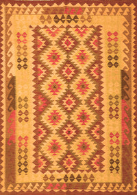 Southwestern Orange Country Rug, con1123org