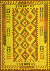 Southwestern Yellow Country Rug, con1123yw