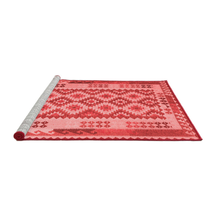 Country Red Washable Rugs