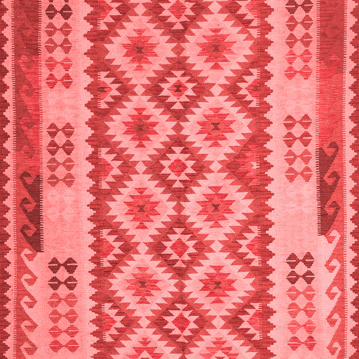 Machine Washable Southwestern Red Country Rug, wshcon1123red