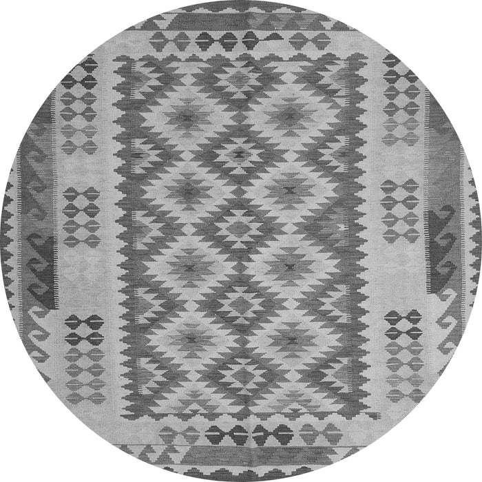 Machine Washable Southwestern Gray Country Rug, wshcon1123gry