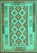 Southwestern Turquoise Country Rug, con1123turq