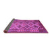 Sideview of Oriental Purple Traditional Rug, con1124pur