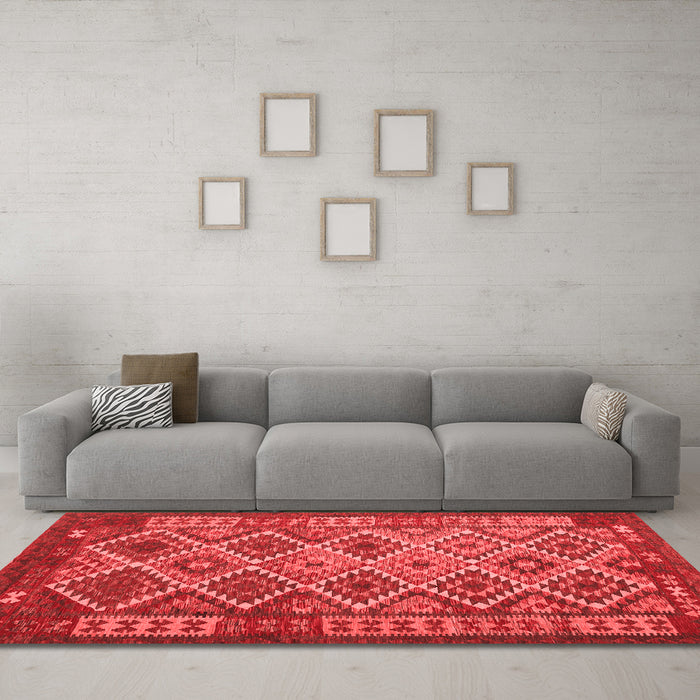 Traditional Red Washable Rugs