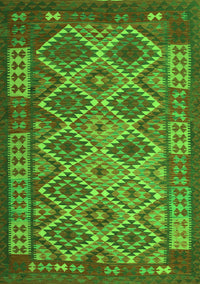 Oriental Green Traditional Rug, con1124grn