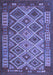 Machine Washable Oriental Blue Traditional Rug, wshcon1124blu