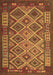 Machine Washable Oriental Brown Traditional Rug, wshcon1124brn