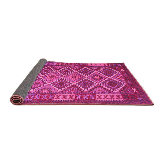 Sideview of Oriental Pink Traditional Rug, con1124pnk