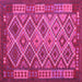 Square Oriental Pink Traditional Rug, con1124pnk