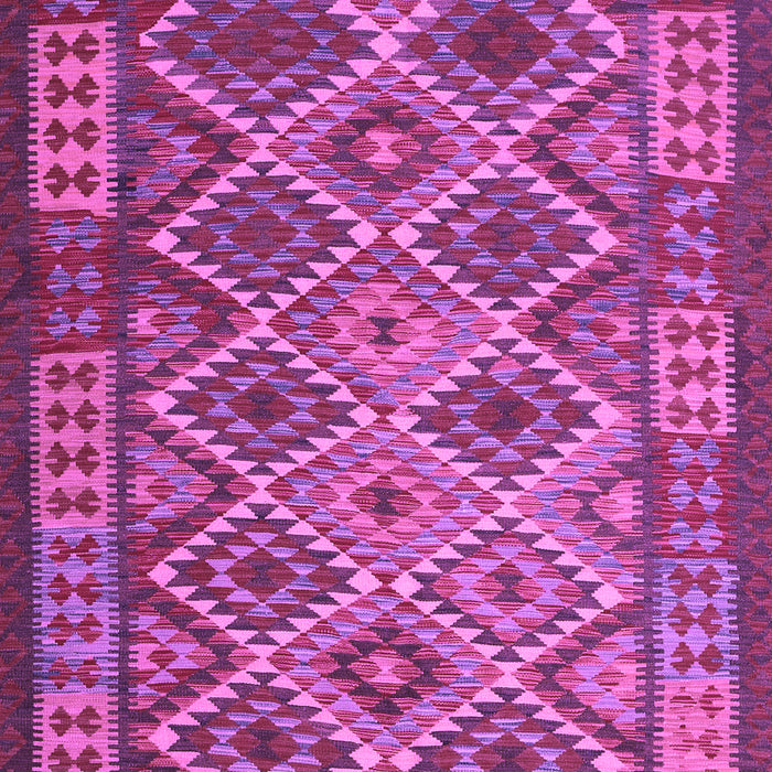 Machine Washable Oriental Purple Traditional Area Rugs, wshcon1124pur
