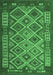 Oriental Emerald Green Traditional Rug, con1124emgrn