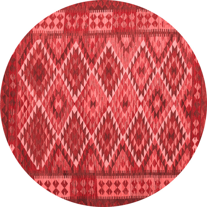 Machine Washable Oriental Red Traditional Rug, wshcon1124red