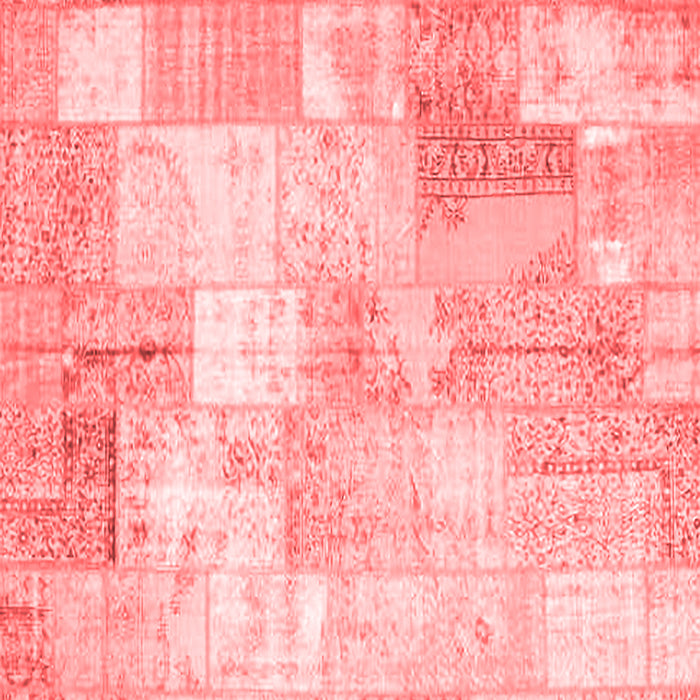 Patchwork Red Transitional Area Rugs