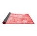 Patchwork Red Transitional Area Rugs