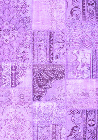 Patchwork Purple Transitional Rug, con1126pur