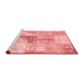 Transitional Red Washable Rugs