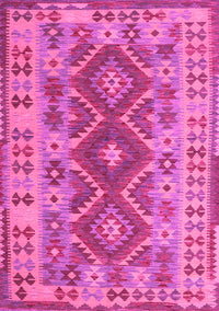 Abstract Pink Contemporary Rug, con1127pnk