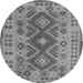 Machine Washable Abstract Gray Contemporary Rug, wshcon1127gry