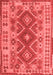 Abstract Red Contemporary Area Rugs