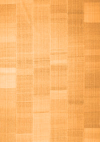 Solid Orange Modern Rug, con1128org