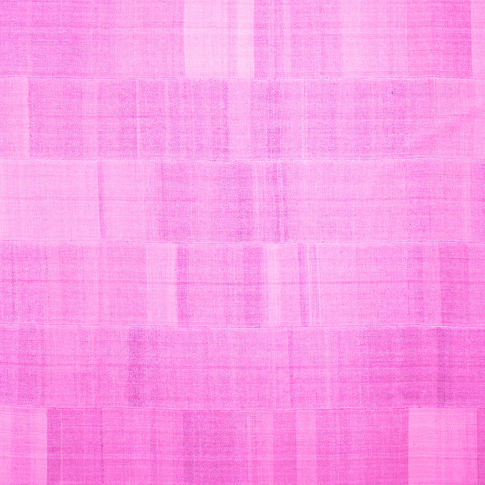 Square Machine Washable Solid Pink Modern Rug, wshcon1128pnk