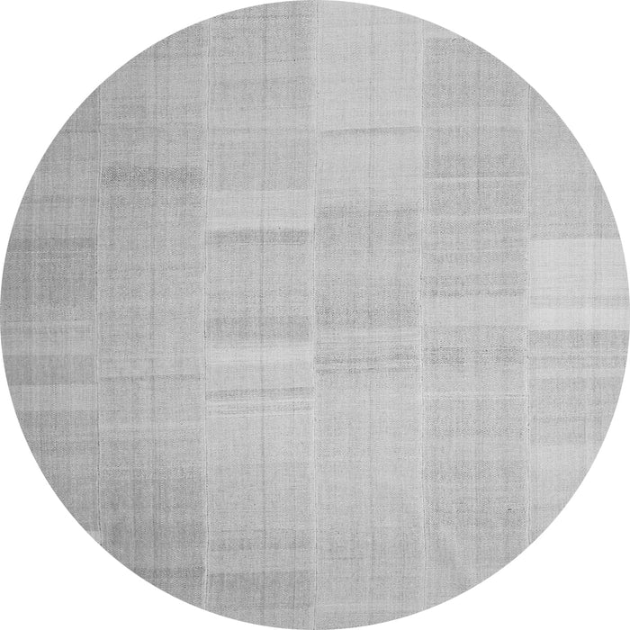 Square Solid Gray Modern Rug, con1128gry