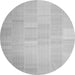 Square Solid Gray Modern Rug, con1128gry