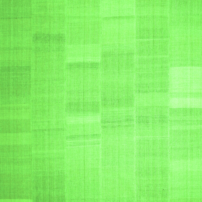 Serging Thickness of Machine Washable Solid Green Modern Area Rugs, wshcon1128grn