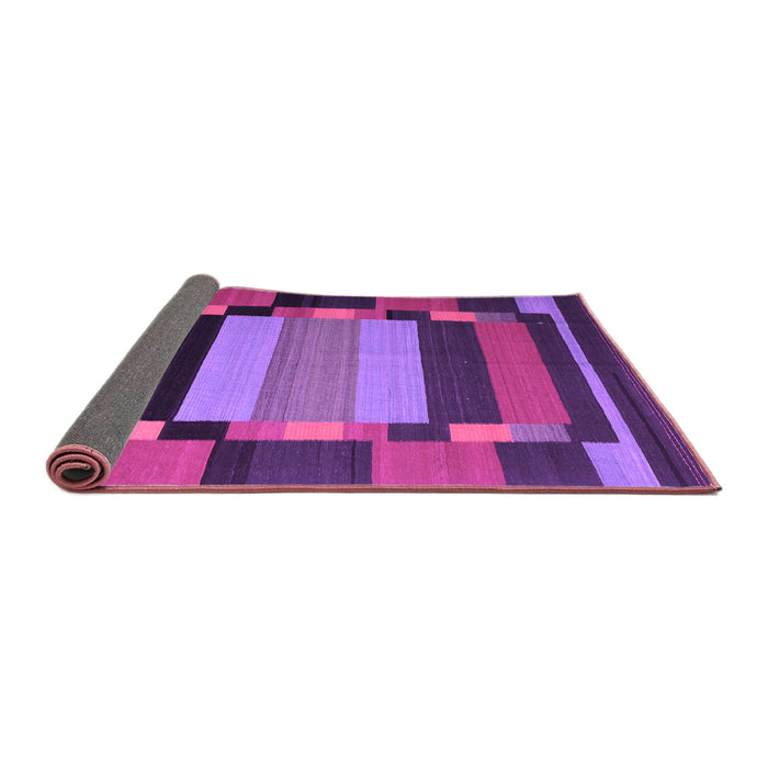 Sideview of Abstract Purple Contemporary Rug, con1129pur