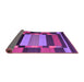 Sideview of Abstract Purple Contemporary Rug, con1129pur