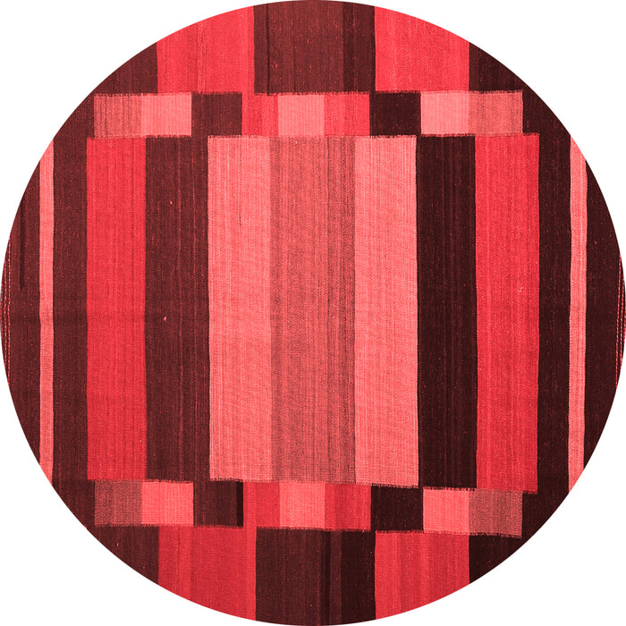 Machine Washable Abstract Red Contemporary Rug, wshcon1129red