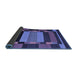 Sideview of Abstract Blue Contemporary Rug, con1129blu