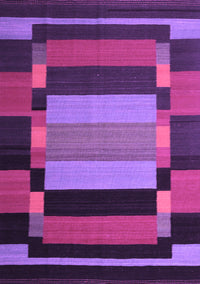 Abstract Purple Contemporary Rug, con1129pur